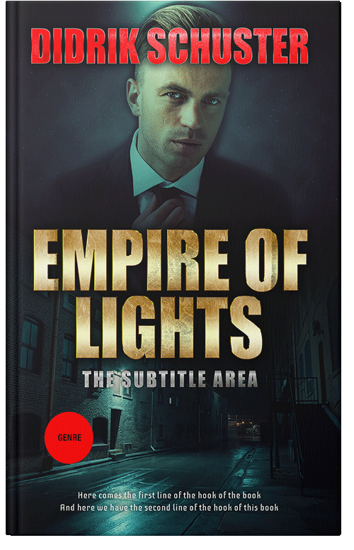 Front view of Burning Sand #8645 - Premade Mystery & Thriller & Suspense Book Cover