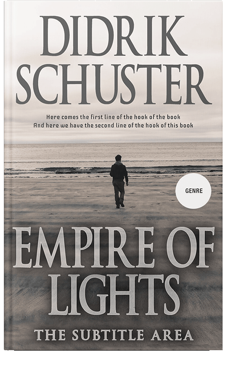 Front view of Swirl #8649 - Premade Mystery & Thriller & Suspense Book Cover