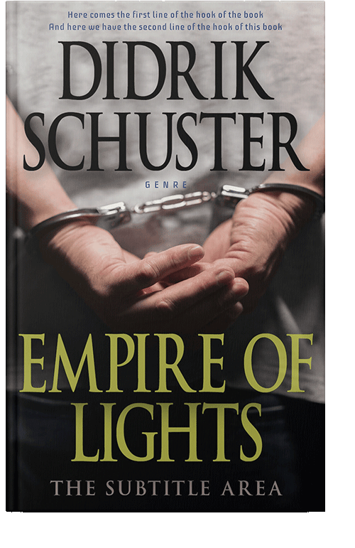 Front view of Cod Gray #8655 - Premade Mystery & Thriller & Suspense Book Cover