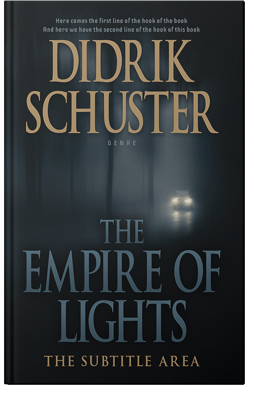 Front view of Premade Mystery & Thriller & Suspense Book Cover - Bunker