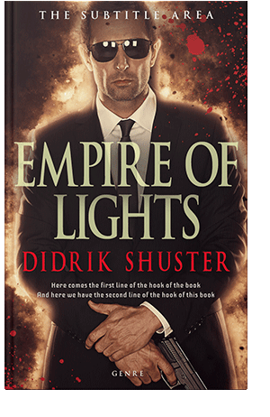 Pre Made Book Cover Antique Brass