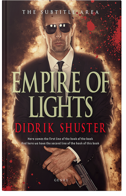 Front view of Antique Brass #8662 - Premade Mystery & Thriller & Suspense Book Cover