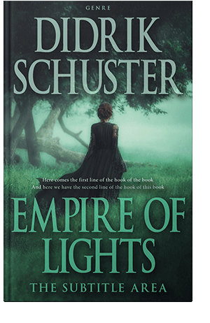 Pre Made Book Cover Timber Green