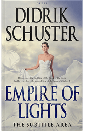 Pre Made Book Cover Swirl