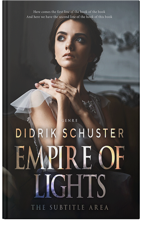 Front view of Premade Romance Book Cover - Dune