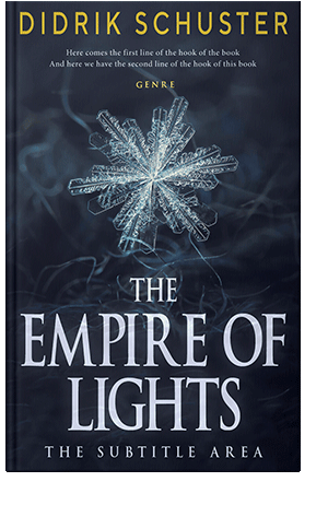 Pre Made Book Cover Ebony