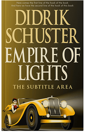 Pre Made Book Cover Bronze