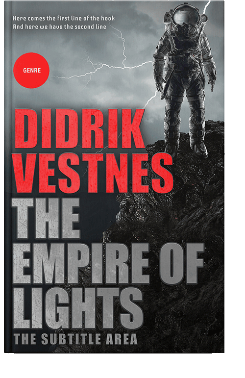 Front view of Sunglo #8698 - Premade Science Fiction Book Cover