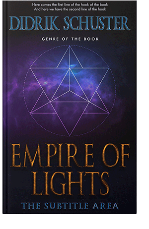 Pre Made Book Cover Ebony