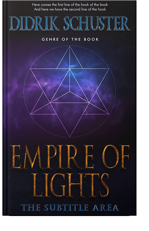 Front view of Ebony #8704 - Premade Religion & Spirituality Book Cover