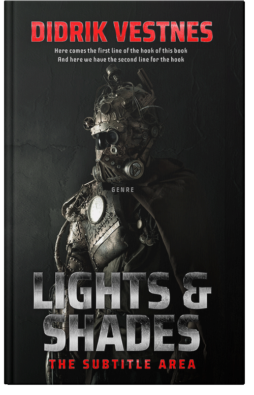 Front view of Premade Apocalyptica Book Cover - Log Cabin