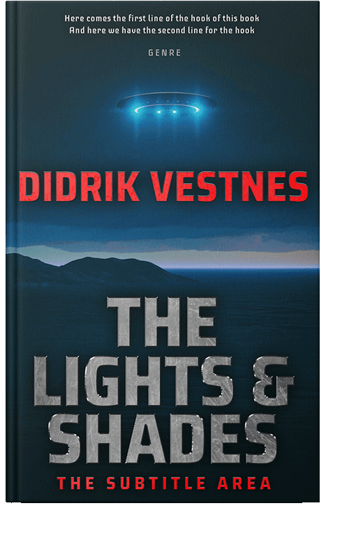 Front view of Tiber #8711 - Premade Science Fiction Book Cover