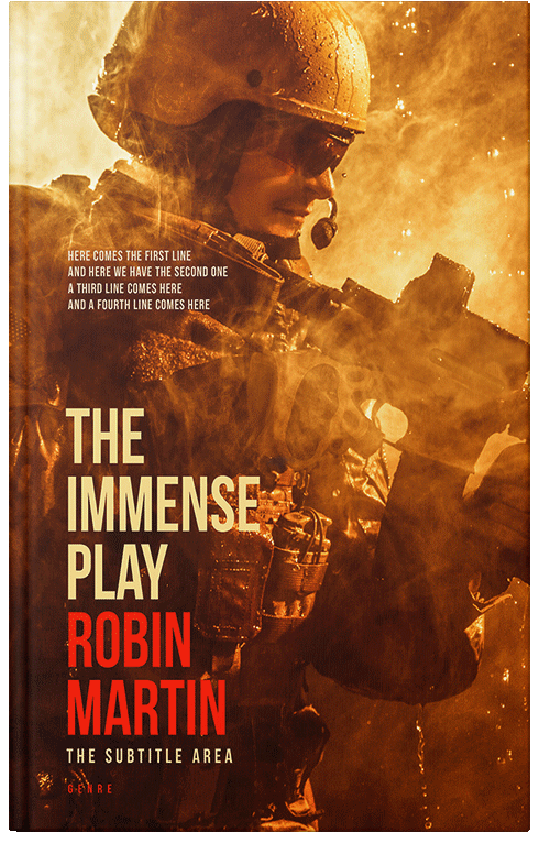 Front view of Premade Science Fiction Book Cover - Kenyan Copper