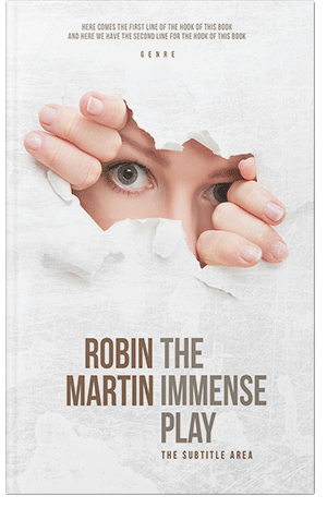 Pre Made Book Cover Pampas