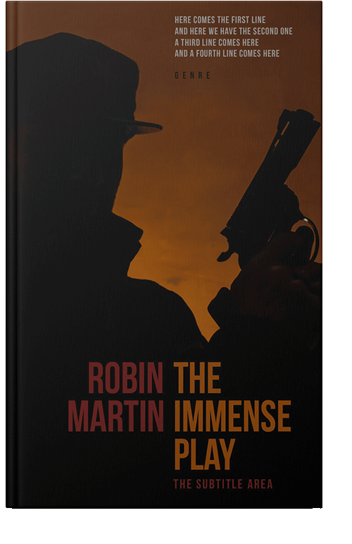 Front view of Cafe Royale #8722 - Premade Mystery & Thriller & Suspense Book Cover