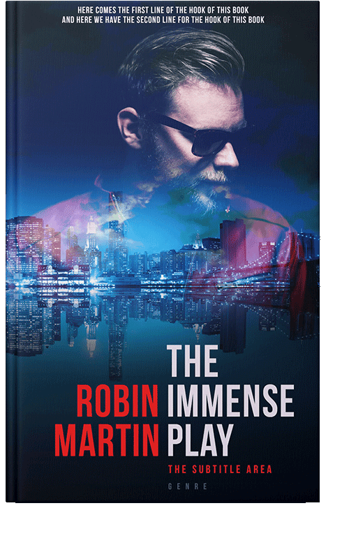 Front view of Black Pearl #8723 - Premade Mystery & Thriller & Suspense Book Cover