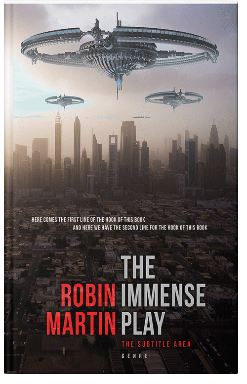 Front view of Premade Science Fiction Book Cover - Cold Turkey