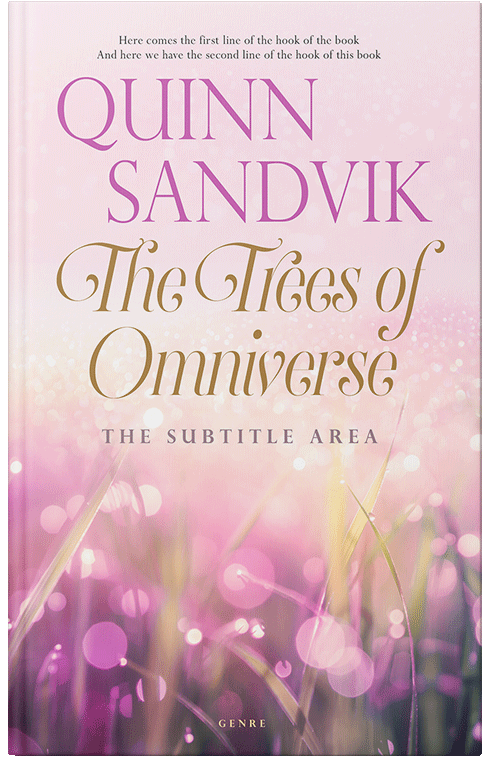 Front view of Premade Fantasy Book Cover - We Peep