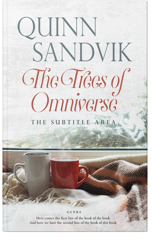 Front view of Premade Romance Book Cover - Cararra