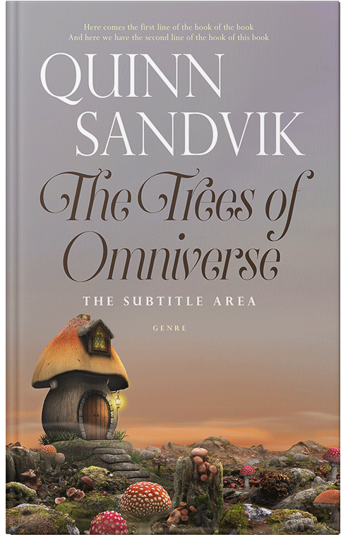 Front view of Del Rio #8752 - Premade Fantasy Book Cover