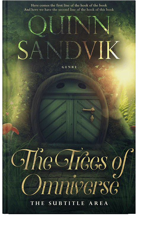 Front view of Heavy Metal #8753 - Premade Fantasy Book Cover