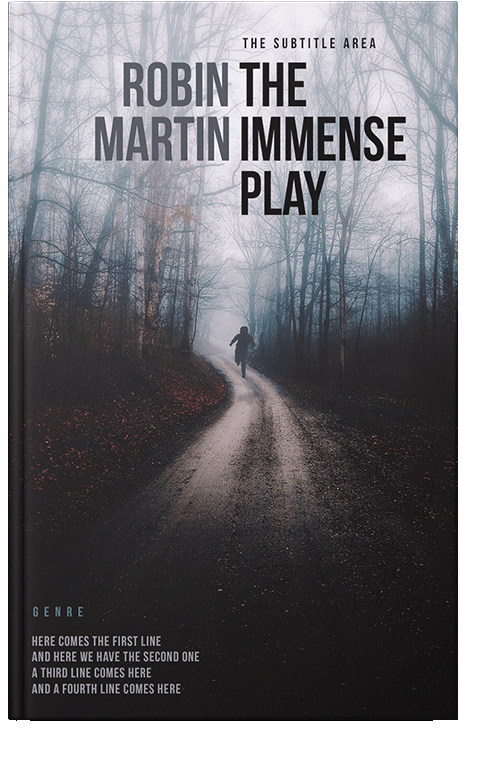 Front view of Gray Suit #8772 - Premade Mystery & Thriller & Suspense Book Cover