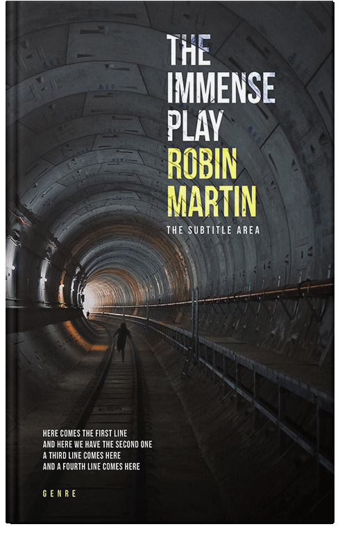 Front view of Thunder #8773 - Premade Mystery & Thriller & Suspense Book Cover