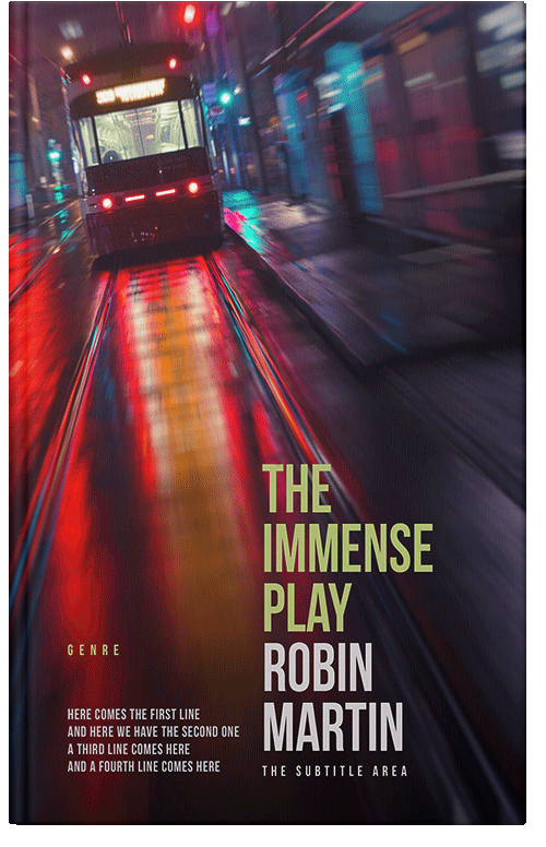 Front view of Jon #8774 - Premade Mystery & Thriller & Suspense Book Cover