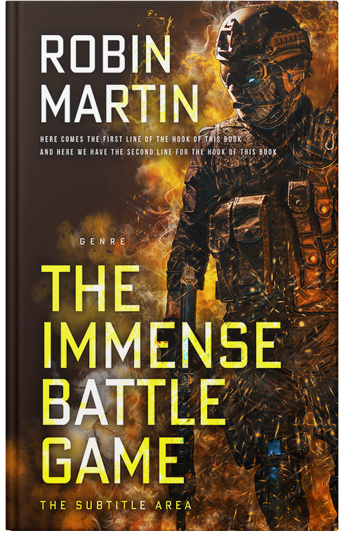 Front view of Coffee Bean #8781 - Premade Apocalyptica Book Cover