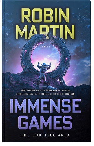 Pre Made Book Cover French Gray