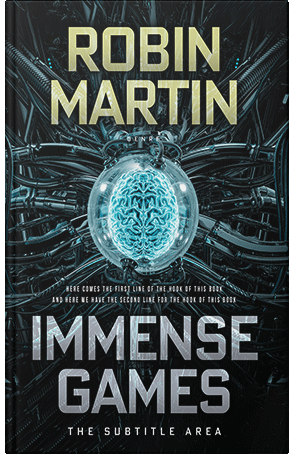 Pre Made Book Cover Green Spring