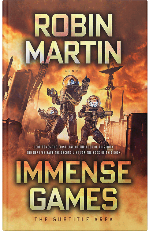 Front view of Premade Science Fiction Book Cover - Mule Fawn