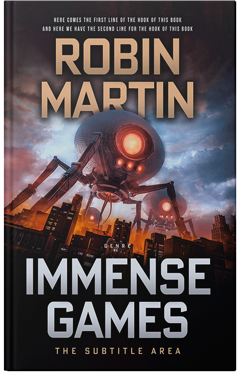 Front view of Rodeo Dust #8796 - Premade Science Fiction Book Cover