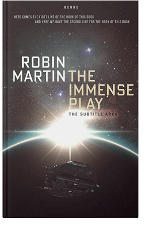 Pre Made Book Cover Thunder