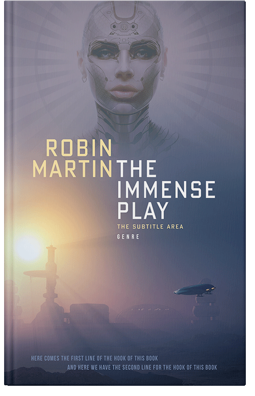 Front view of Premade Science Fiction Book Cover - Topaz