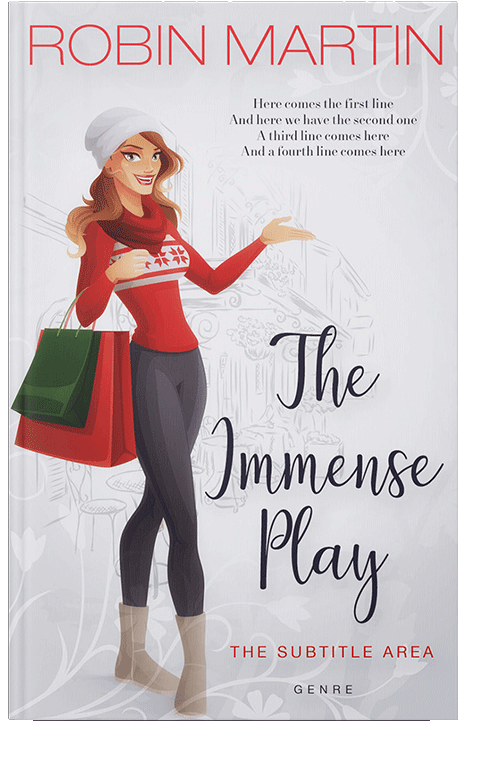 Front view of Mischka #8802 - Premade Teen & Young Adult Book Cover