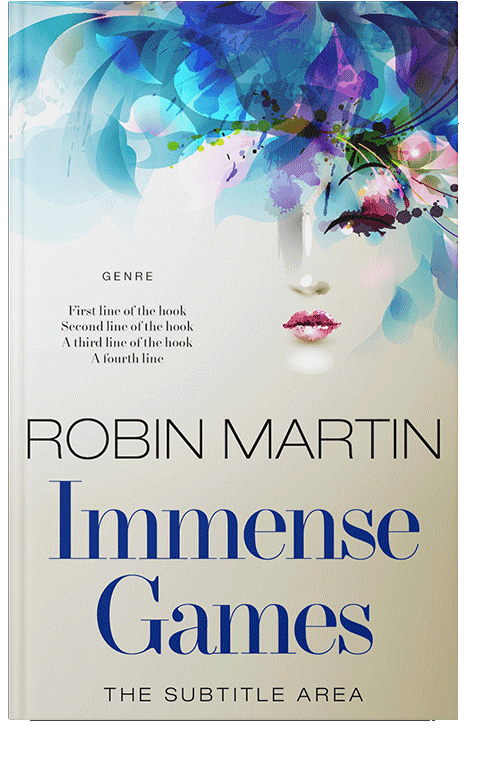 Front view of St Tropaz #8806 - Premade Fantasy Book Cover | BookCoverZone