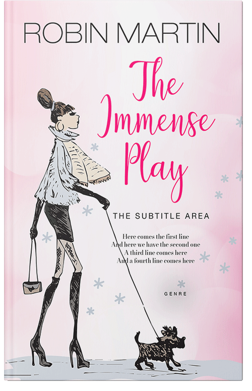 Front view of Premade Chick Lit Book Cover - Prim