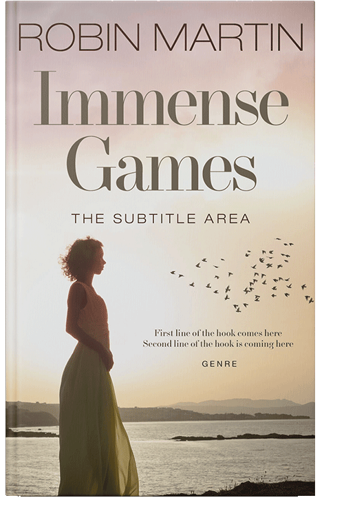 Front view of Pearl Bush #8824 - Premade Romance Book Cover