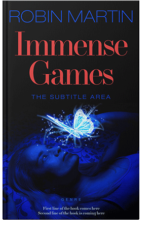 Pre Made Book Cover Black Pearl