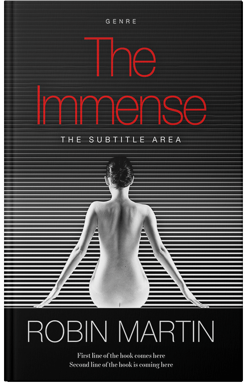 Front view of Cold Turkey #8834 - Premade Erotica Book Cover