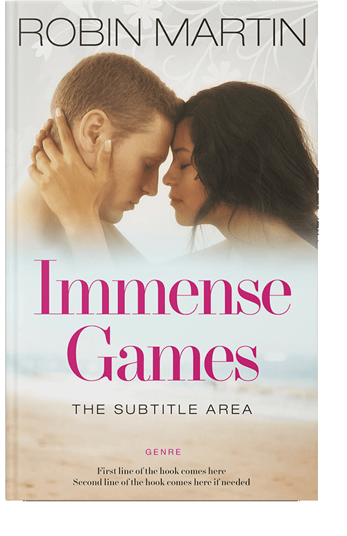 Front view of Pampas #8838 - Premade Romance Book Cover