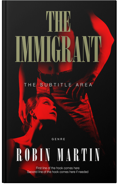 Front view of Premade Erotica Book Cover - Asphalt