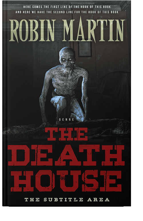 Front view of El Salva #8848 - Premade Horror Book Cover
