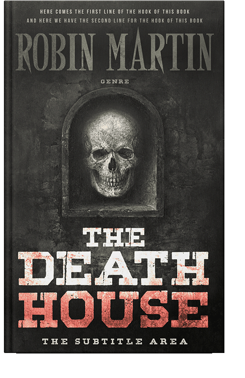 Front view of Tuatara #8854 - Premade Horror Book Cover