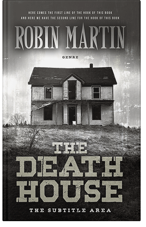 Pre Made Book Cover Mist Gray