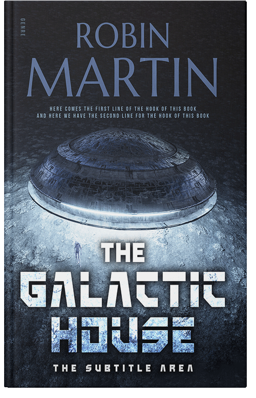 Front view of Botticelli #8862 - Premade Science Fiction Book Cover