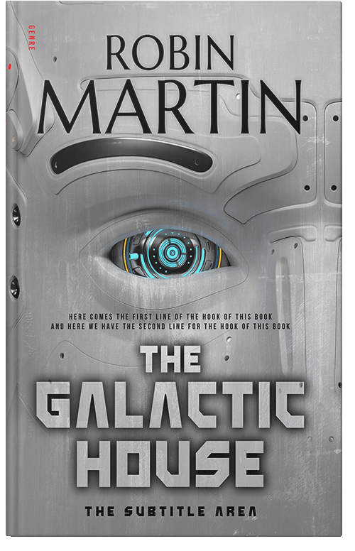 Front view of Premade Science Fiction Book Cover - Edward
