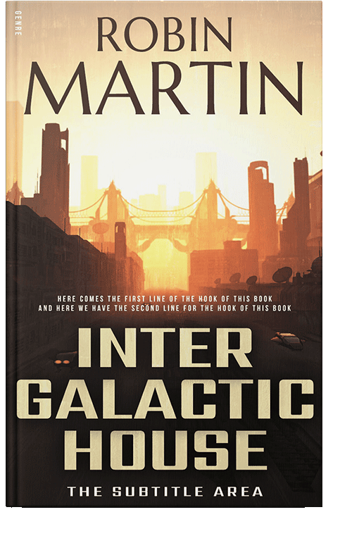 Front view of Sidecar #8866 - Premade Science Fiction Book Cover