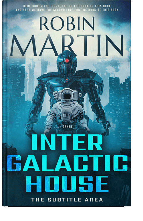 Front view of Jungle Mist #8870 - Premade Science Fiction Book Cover